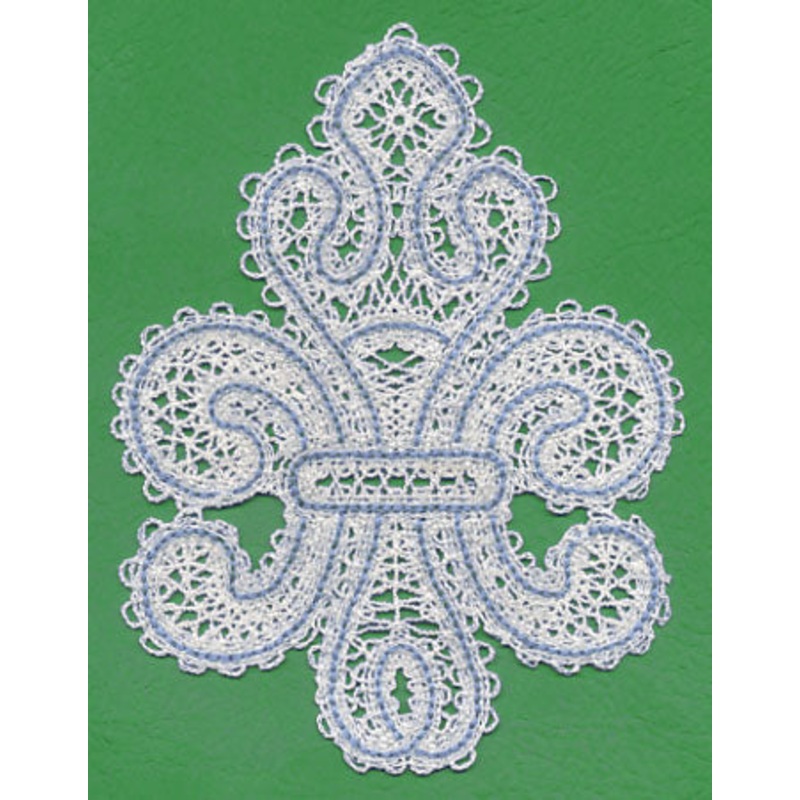 Fleur de Lis (Battenburg Lace)