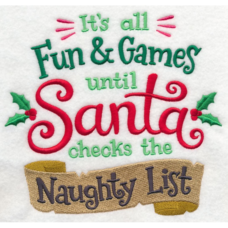Until Santa Checks the Naughty List