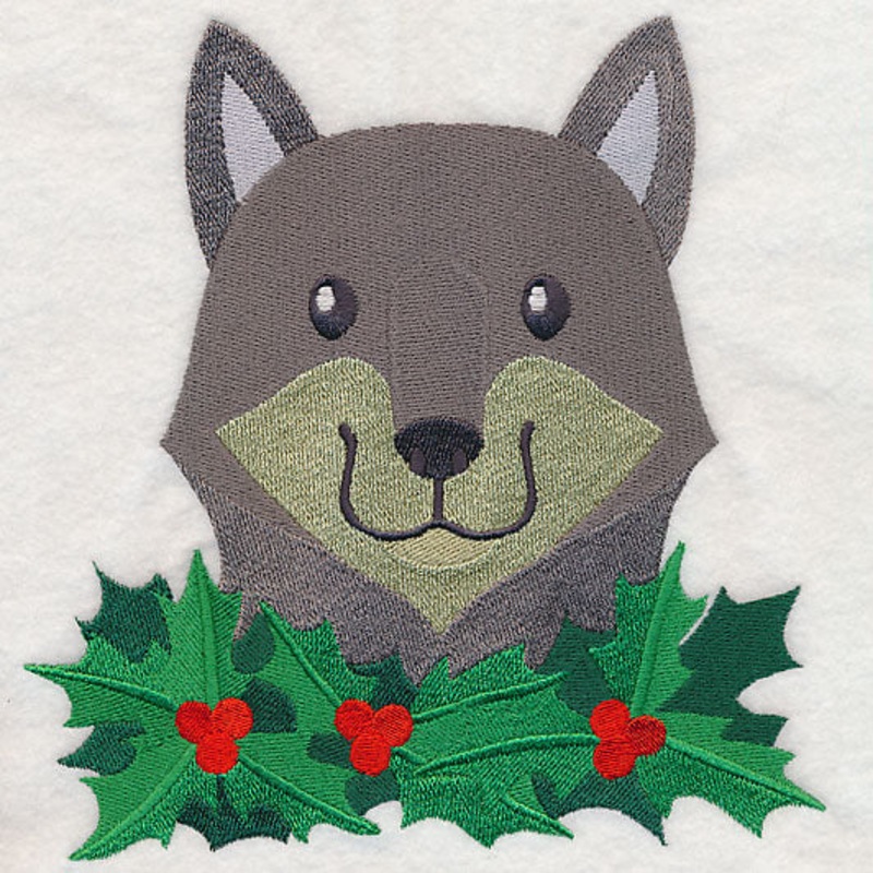 Very Merry Wolf|7.16″ x 6.85″ / 181.98mm x 174.02mm|6.13″ x 5.86″ / 155.58mm x 148.76mm|5.08″ x 4.85″ / 129.05mm x 123.24mm|3.6″ x 3.44″ / 91.33mm x 87.5mm|All Sizes