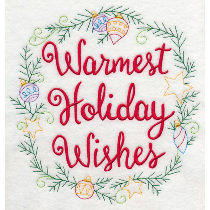 Warmest Holiday Wishes Wreath|7.78″ x 7.57″ / 197.61mm x 192.19mm|7.07″ x 6.88″ / 179.68mm x 174.75mm|6.01″ x 5.85″ / 152.78mm x 148.59mm|4.99″ x 4.85″ / 126.66mm x 123.19mm|3.85″ x 3.74″ / 97.79mm x 95.11mm|All Sizes
