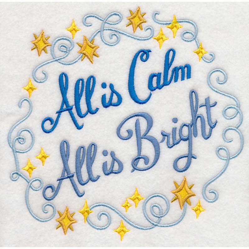 All is Calm Wreath|7.72″ x 7.82″ / 196.19mm x 198.62mm|6.77″ x 6.85″ / 171.84mm x 173.98mm|5.8″ x 5.87″ / 147.26mm x 149.08mm|4.79″ x 4.85″ / 121.78mm x 123.29mm|3.83″ x 3.87″ / 97.16mm x 98.39mm|All Sizes