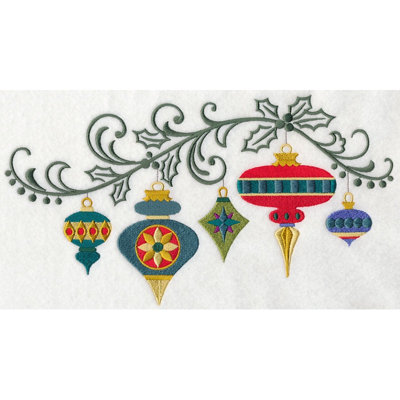 Christmas Ornament Filigree Spray