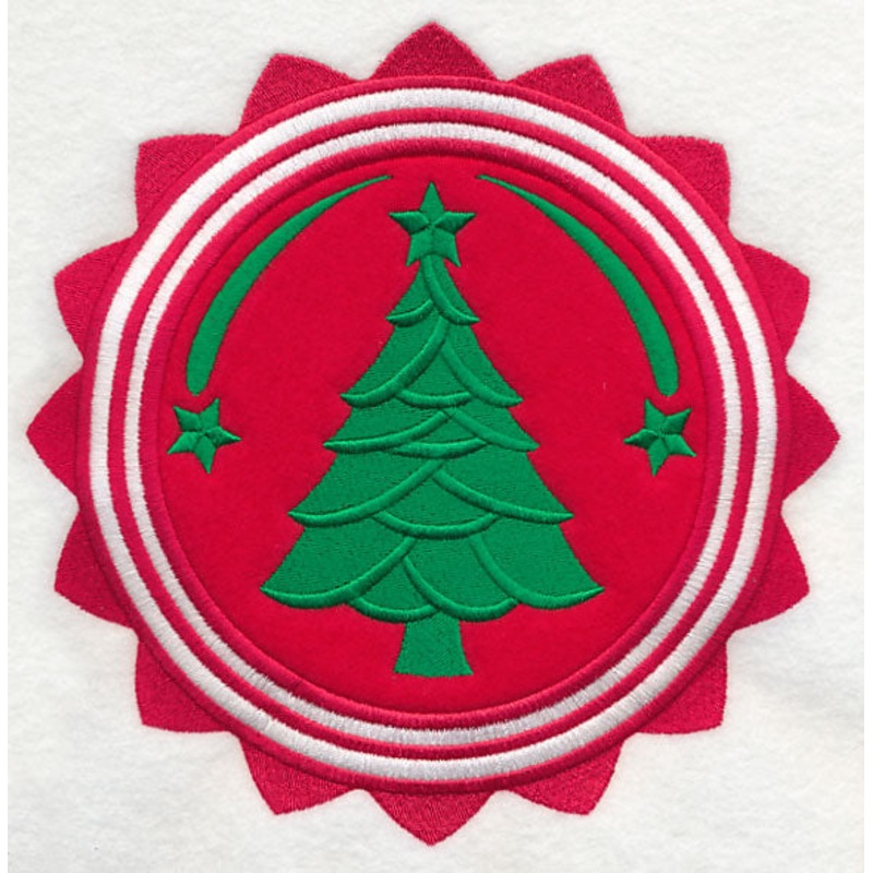Christmas Tree Stamp (Applique)