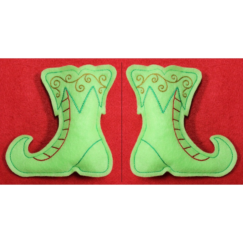 Elf Boots (In-the-Hoop)|4.85″ x 4.97″ / 123.17mm x 126.31mm|3.79″ x 3.88″ / 96.28mm x 98.64mm|All Sizes