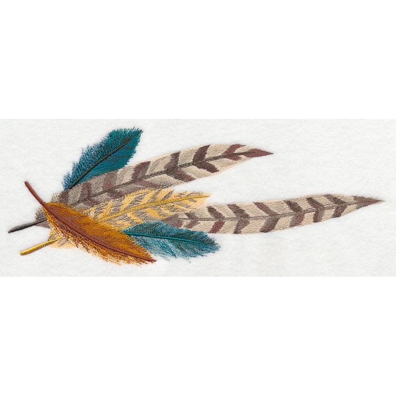 Fanciful Feathers Potpourri Border