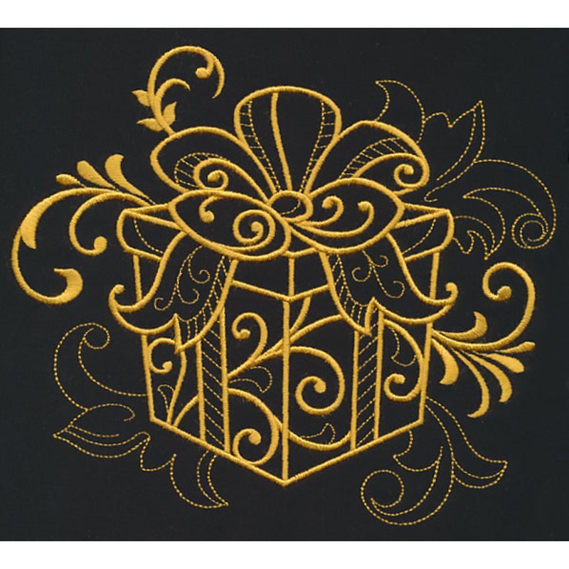Filigree Gift (Goldwork)|6.9″ x 8.06″ / 175.24mm x 204.63mm|6.31″ x 7.37″ / 160.22mm x 187.13mm|5.85″ x 6.83″ / 148.53mm x 173.48mm|4.85″ x 5.66″ / 123.18mm x 143.81mm|3.3″ x 3.86″ / 83.93mm x 97.94mm|All Sizes