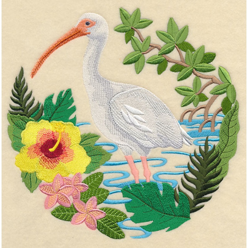 White Ibis Scene|8.56″ x 8.6″ / 217.47mm x 218.36mm|7.77″ x 7.8″ / 197.24mm x 198.04mm|6.87″ x 6.9″ / 174.5mm x 175.2mm|5.82″ x 5.84″ / 147.79mm x 148.28mm|4.82″ x 4.84″ / 122.43mm x 122.83mm|All Sizes
