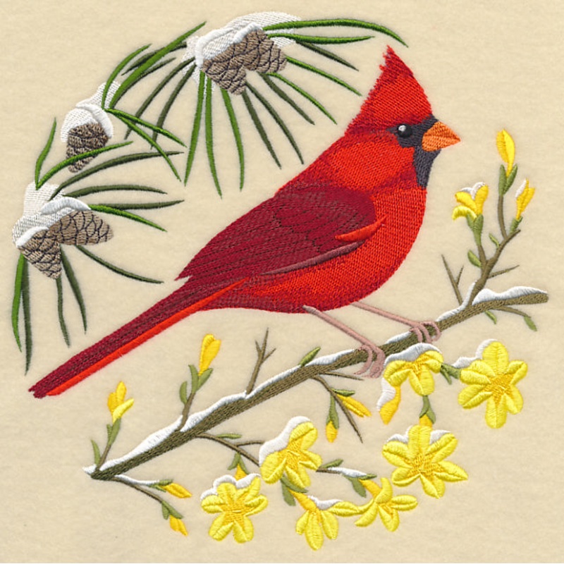 Cardinal Scene|8.6″ x 8.62″ / 218.4mm x 219.02mm|7.77″ x 7.79″ / 197.47mm x 197.95mm|6.86″ x 6.88″ / 174.27mm x 174.8mm|5.86″ x 5.88″ / 148.81mm x 149.25mm|4.86″ x 4.87″ / 123.44mm x 123.8mm|All Sizes