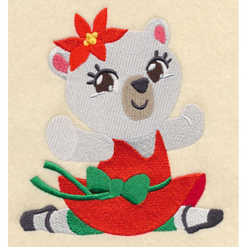 Dancing Christmas Bear|5.44″ x 4.86″ / 138.25mm x 123.36mm|3.86″ x 3.44″ / 97.96mm x 87.36mm|All Sizes