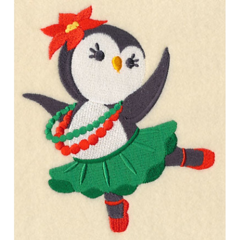 Dancing Christmas Penguin|5.81″ x 4.85″ / 147.57mm x 123.26mm|3.85″ x 3.22″ / 97.89mm x 81.83mm|All Sizes