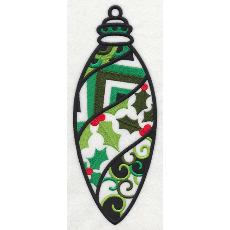 Deck the Halls Ornament (Blackwork)