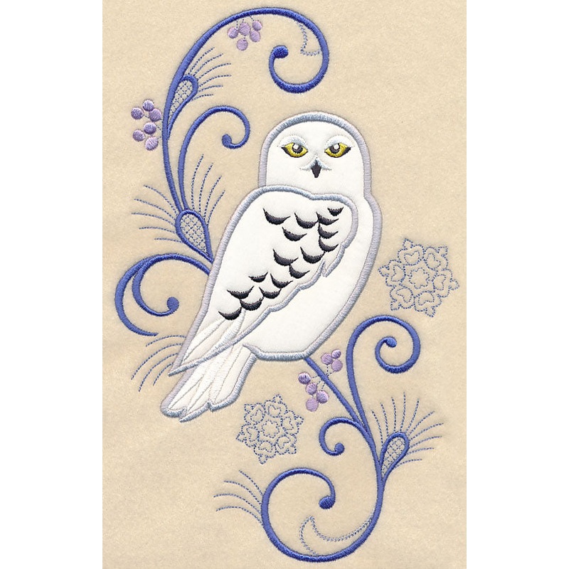 Elegant Owl Spray (Applique)|11.01″ x 6.9″ / 279.66mm x 175.14mm|9.36″ x 5.87″ / 237.87mm x 148.99mm|7.8″ x 4.89″ / 198.1mm x 124.09mm|6.87″ x 4.3″ / 174.48mm x 109.31mm|All Sizes