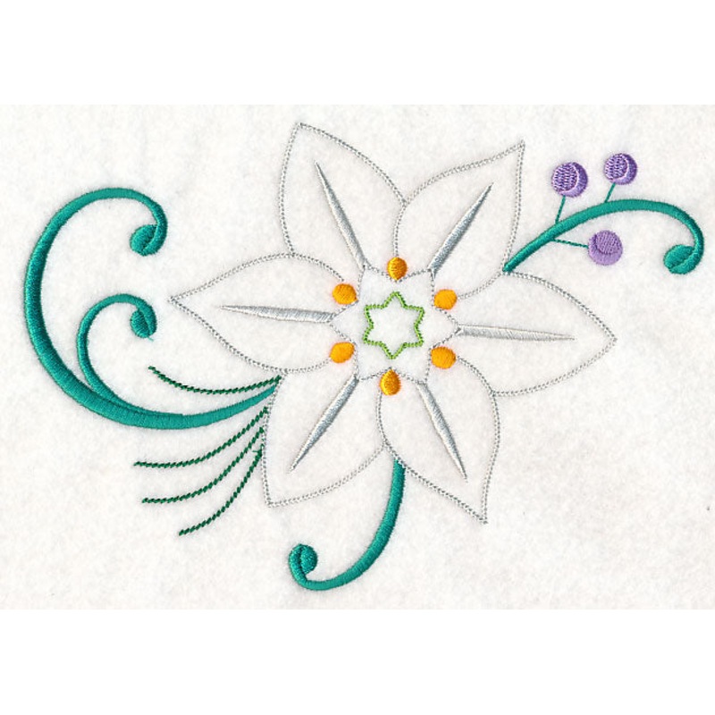 Elegant Star of Bethlehem Flourish