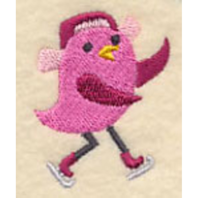 Frosty Feathers Bird 5|1.88″ x 1.43″ / 47.66mm x 36.42mm|1.34″ x 1.02″ / 33.93mm x 25.94mm|All Sizes