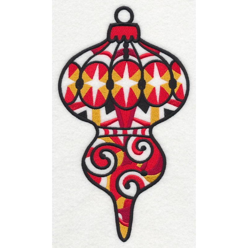 Tis the Season Ornament (Blackwork)