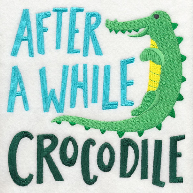 After A While Crocodile|7.75″ x 7.8″ / 196.95mm x 198.16mm|6.9″ x 6.96″ / 175.37mm x 176.68mm|5.89″ x 5.94″ / 149.65mm x 150.85mm|4.89″ x 4.94″ / 124.29mm x 125.47mm|3.85″ x 3.9″ / 97.87mm x 98.95mm|All Sizes