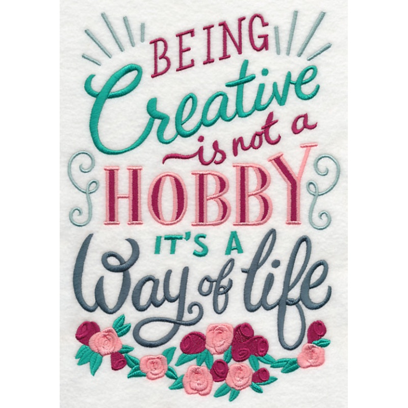 Being Creative A Way Of Life|9.76″ x 6.9″ / 247.83mm x 175.33mm|7.8″ x 5.52″ / 198.03mm x 140.14mm|6.86″ x 4.85″ / 174.15mm x 123.26mm|All Sizes