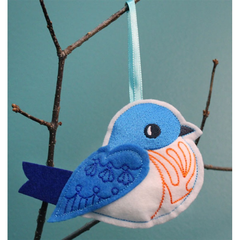 Bluebird Stuffie (In-the-Hoop)