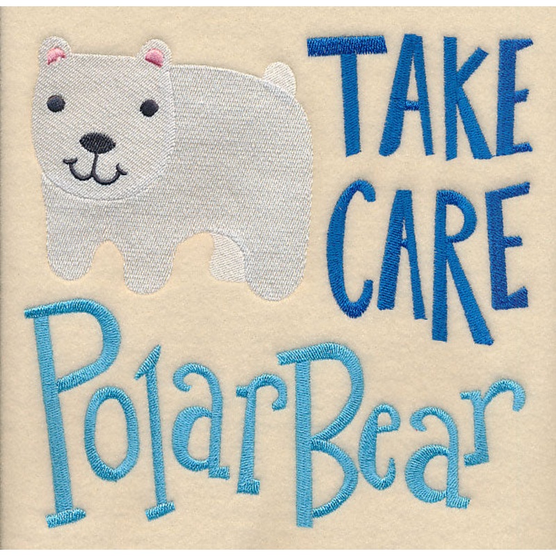 Take Care Polar Bear|7.77″ x 7.81″ / 197.42mm x 198.28mm|6.91″ x 6.94″ / 175.45mm x 176.22mm|5.83″ x 5.86″ / 148.1mm x 148.75mm|4.82″ x 4.84″ / 122.32mm x 122.87mm|3.84″ x 3.86″ / 97.53mm x 97.97mm|All Sizes