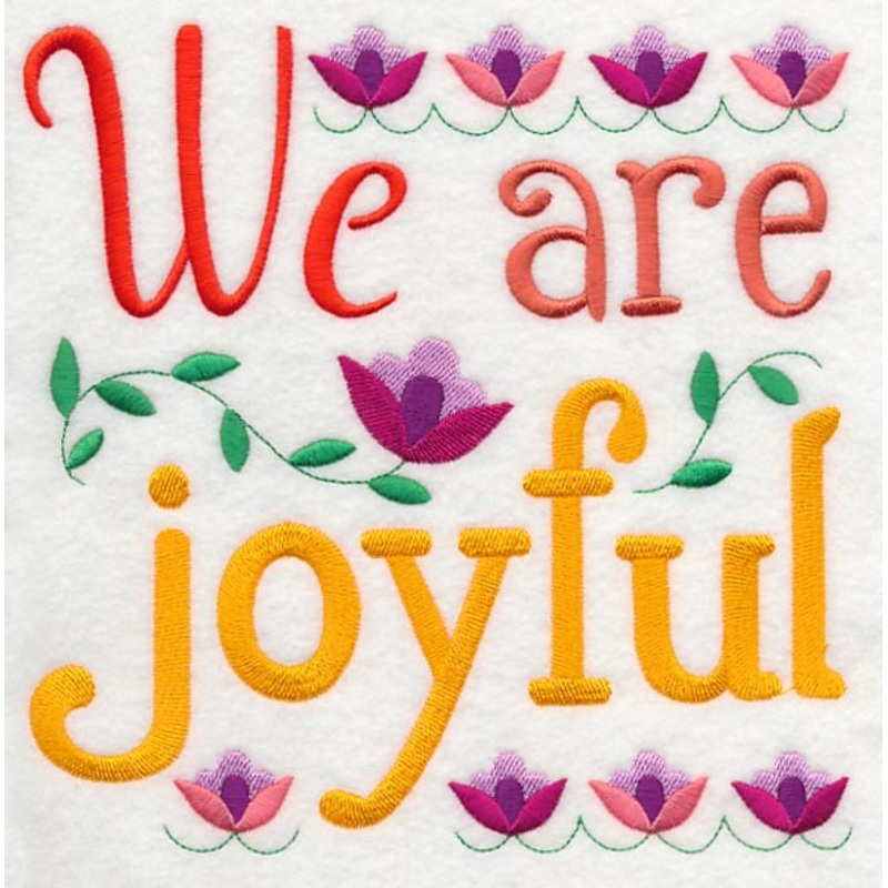We Are Joyful|7.76″ x 7.81″ / 197.05mm x 198.27mm|6.9″ x 6.95″ / 175.33mm x 176.43mm|5.81″ x 5.85″ / 147.65mm x 148.57mm|4.84″ x 4.88″ / 123.03mm x 123.84mm|3.86″ x 3.88″ / 97.94mm x 98.61mm|All Sizes
