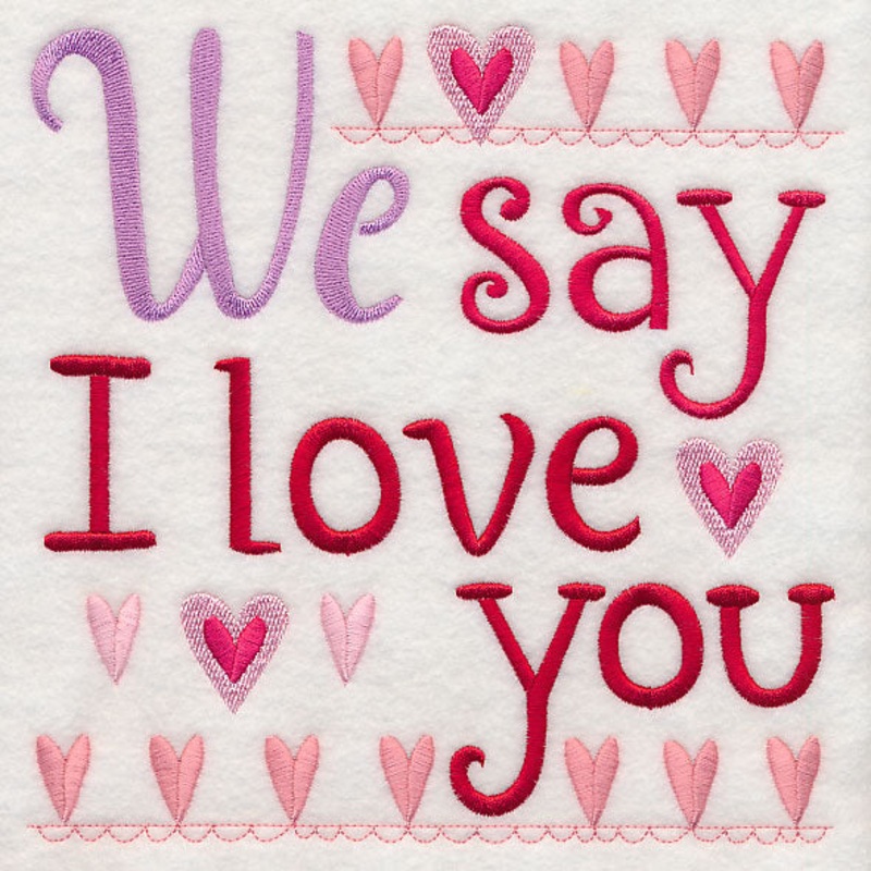 We Say I Love You|7.8″ x 7.8″ / 198.07mm x 198.12mm|6.85″ x 6.85″ / 173.97mm x 173.99mm|5.85″ x 5.85″ / 148.6mm x 148.59mm|4.85″ x 4.85″ / 123.28mm x 123.27mm|3.85″ x 3.86″ / 97.82mm x 97.94mm|All Sizes