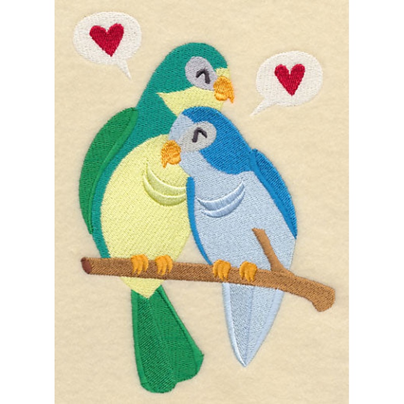 Bird Sweethearts|6.85″ x 4.6″ / 174.01mm x 116.72mm|3.85″ x 2.59″ / 97.8mm x 65.72mm|All Sizes