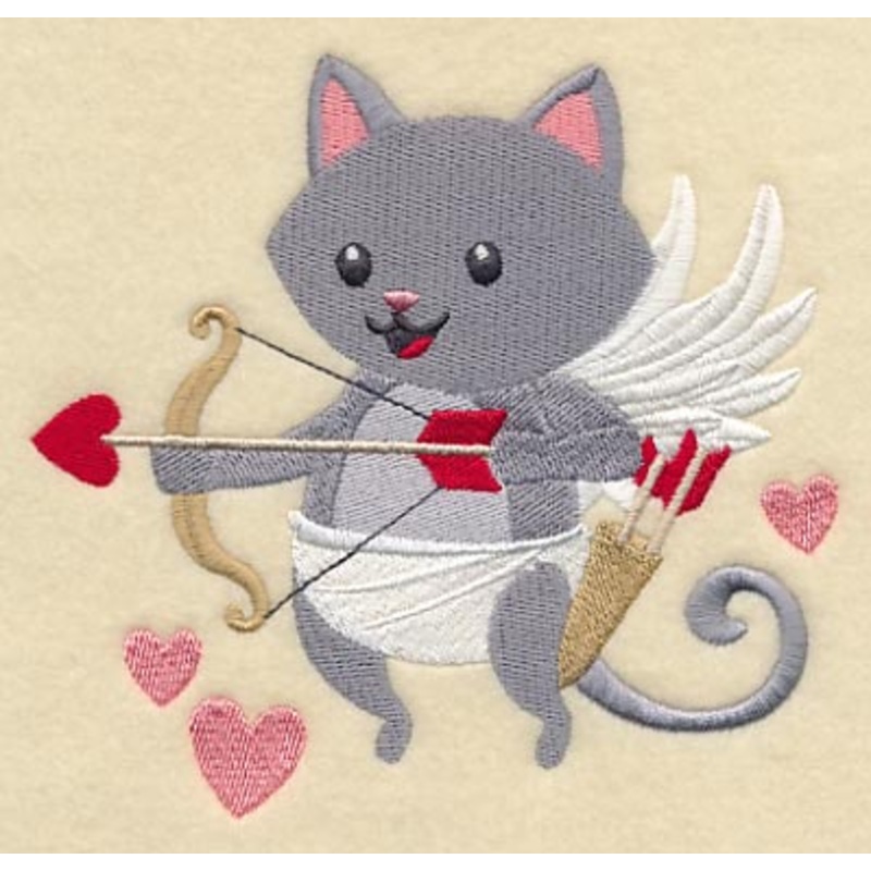 Cupid Cat|4.89″ x 5.22″ / 124.2mm x 132.47mm|3.61″ x 3.85″ / 91.78mm x 97.8mm|All Sizes