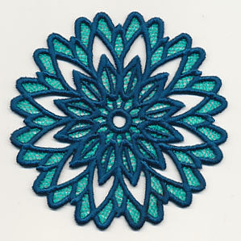 Frosty Winter Shine (Lace)|3.86″ x 3.85″ / 98.04mm x 97.79mm