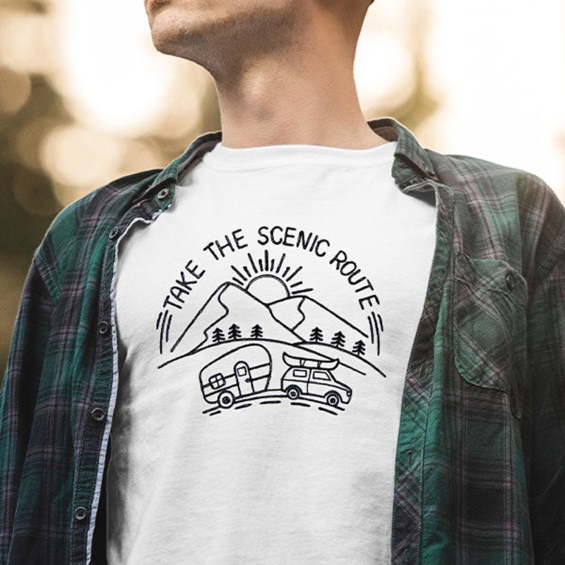 Take the Scenic Route|6.35″ x 7.78″ / 161.25mm x 197.6mm|5.71″ x 7″ / 145.03mm x 177.79mm|4.83″ x 5.94″ / 122.78mm x 150.89mm|3.13″ x 3.85″ / 79.54mm x 97.77mm|All Sizes