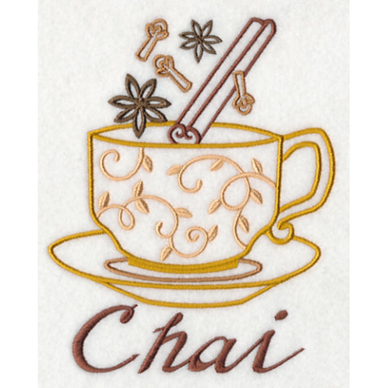 Teacup – Chai|6.09″ x 4.85″ / 154.71mm x 123.27mm|3.89″ x 3.1″ / 98.87mm x 78.81mm|All Sizes