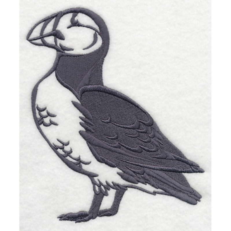 Cool Silhouette Puffin|7″ x 5.86″ / 177.8mm x 148.84mm|5.81″ x 4.86″ / 147.57mm x 123.44mm|3.86″ x 3.23″ / 98.04mm x 82.04mm|All Sizes