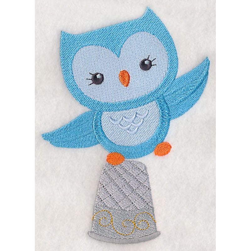 Crafty Owl – Thimble|6.7″ x 4.54″ / 170.14mm x 115.21mm|3.85″ x 2.61″ / 97.87mm x 66.33mm|All Sizes