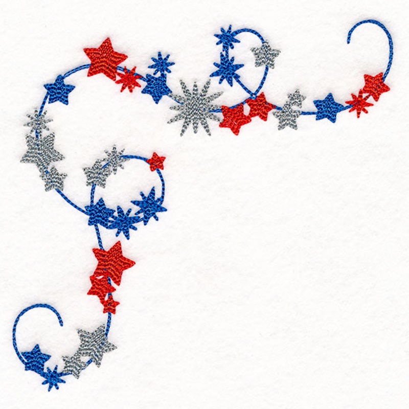 Stars & Spangles Corner|5.85″ x 6.14″ / 148.57mm x 155.88mm|4.85″ x 5.09″ / 123.12mm x 129.21mm|3.67″ x 3.85″ / 93.15mm x 97.72mm|All Sizes