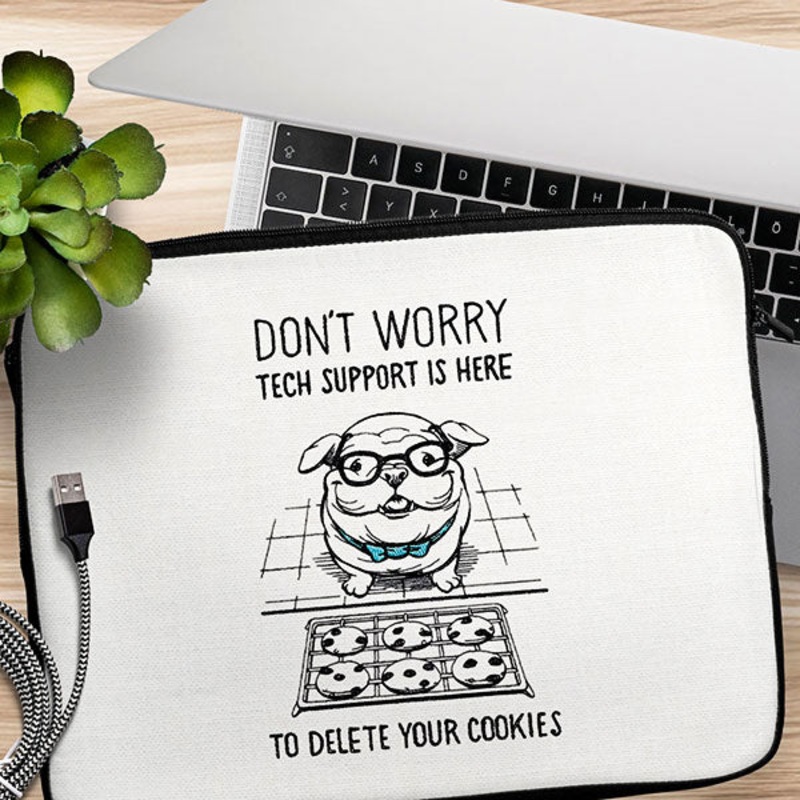 Tech Support Dog|10.32″ x 6.85″ / 262.11mm x 173.99mm|8.82″ x 5.85″ / 223.92mm x 148.59mm|7.79″ x 5.17″ / 197.9mm x 131.32mm|6.85″ x 4.54″ / 173.97mm x 115.43mm|All Sizes