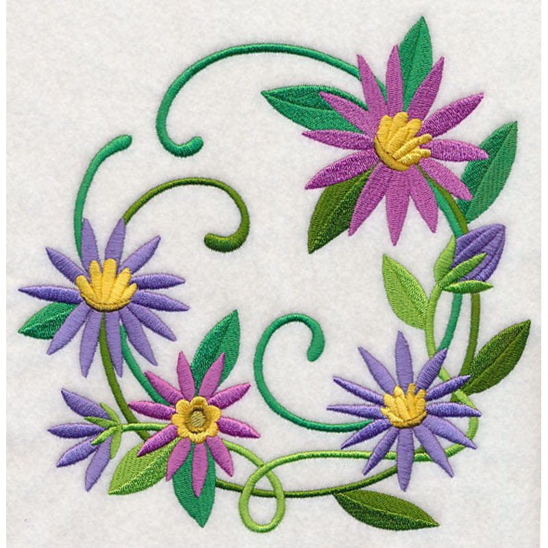 Aster Wreath|7.81″ x 7.78″ / 198.37mm x 197.61mm|6.93″ x 6.9″ / 176.02mm x 175.26mm|5.88″ x 5.85″ / 149.35mm x 148.59mm|4.87″ x 4.85″ / 123.7mm x 123.19mm|3.86″ x 3.84″ / 98.04mm x 97.54mm|All Sizes