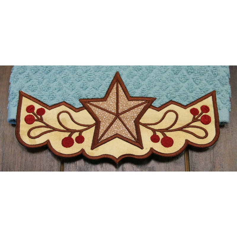 Barn Star Border (Edgy Applique)