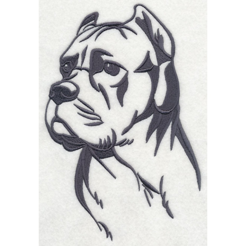 Cane Corso Silhouette (Cropped Ears)