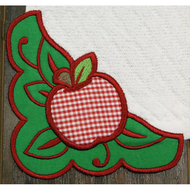 Country Apple Corner – Left (Edgy Applique)