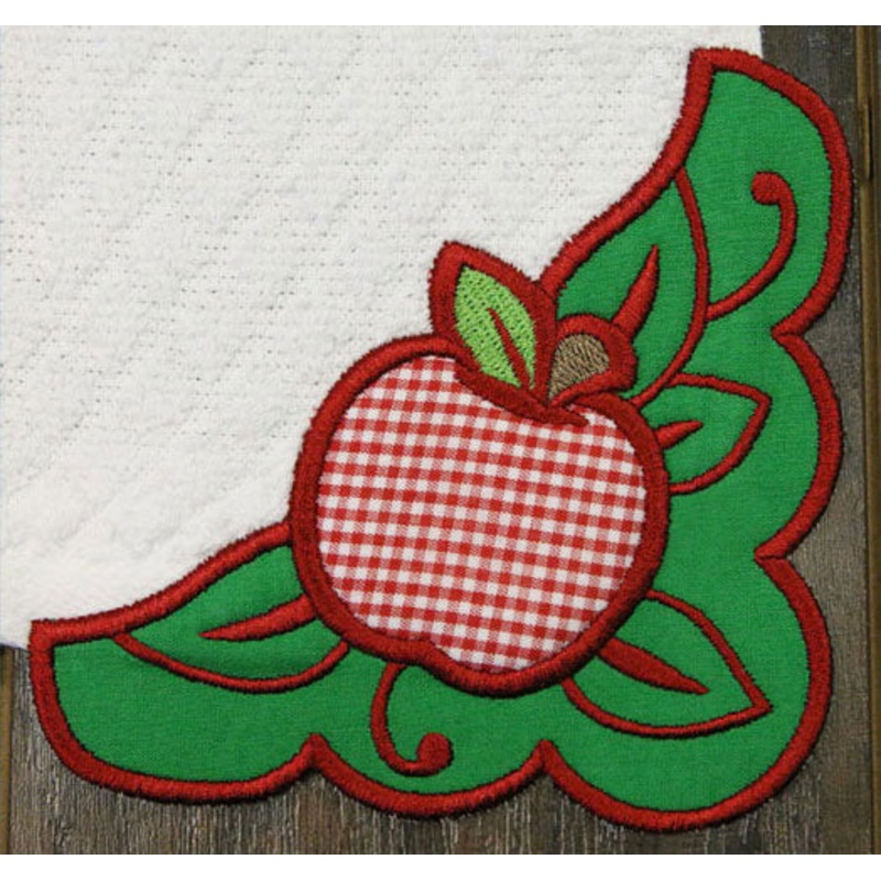 Country Apple Corner – Right (Edgy Applique)