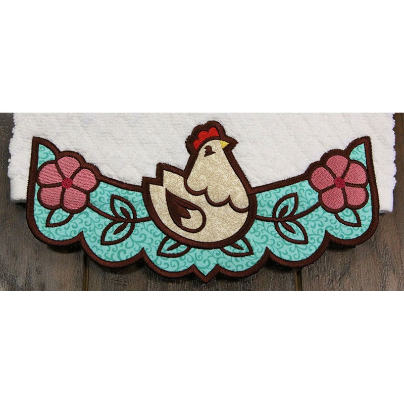 Country Cluck Border (Edgy Applique)