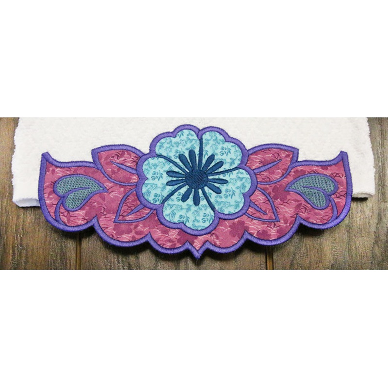 Country Flower Border (Edgy Applique)