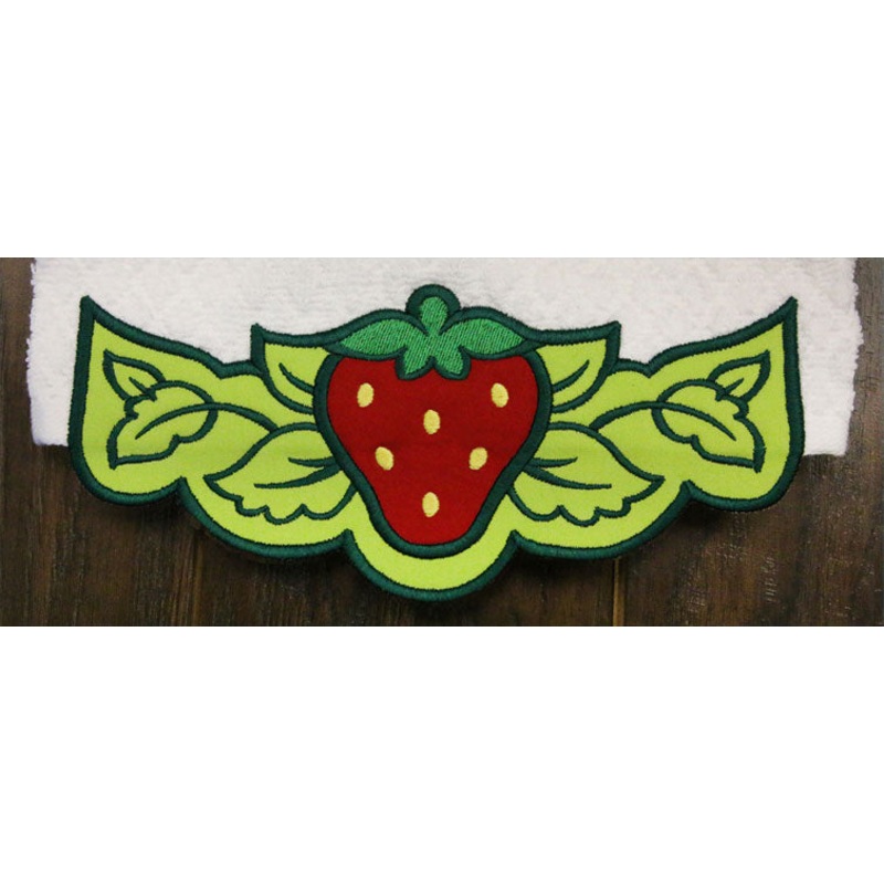 Country Strawberry Border (Edgy Applique)