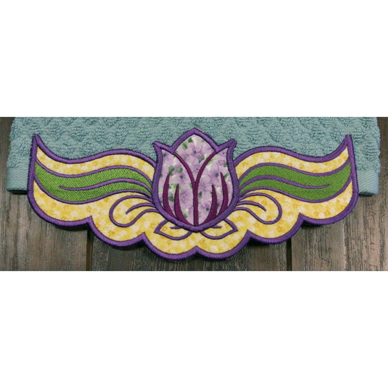 Country Tulip Border (Edgy Applique)