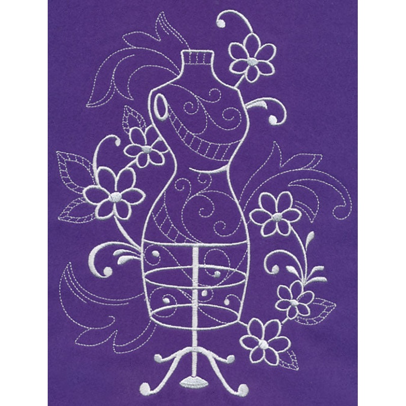 Crafty Dress Form (Whitework)|8.99″ x 6.9″ / 228.46mm x 175.23mm|7.63″ x 5.85″ / 193.72mm x 148.53mm|6.33″ x 4.85″ / 160.73mm x 123.18mm|3.88″ x 2.96″ / 98.53mm x 75.1mm|All Sizes