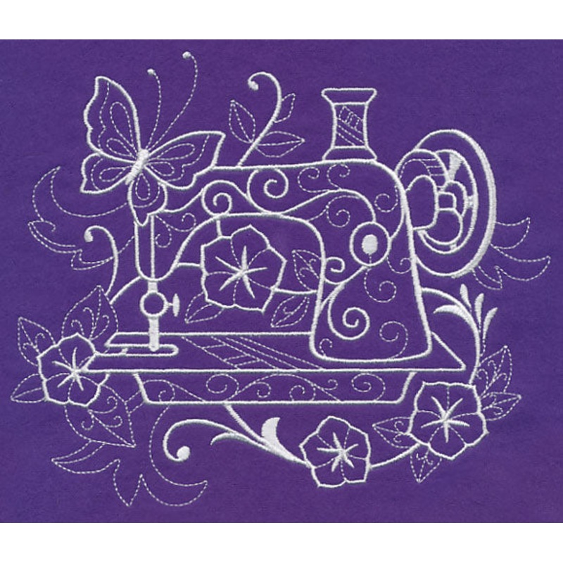 Crafty Sewing Machine (Whitework)