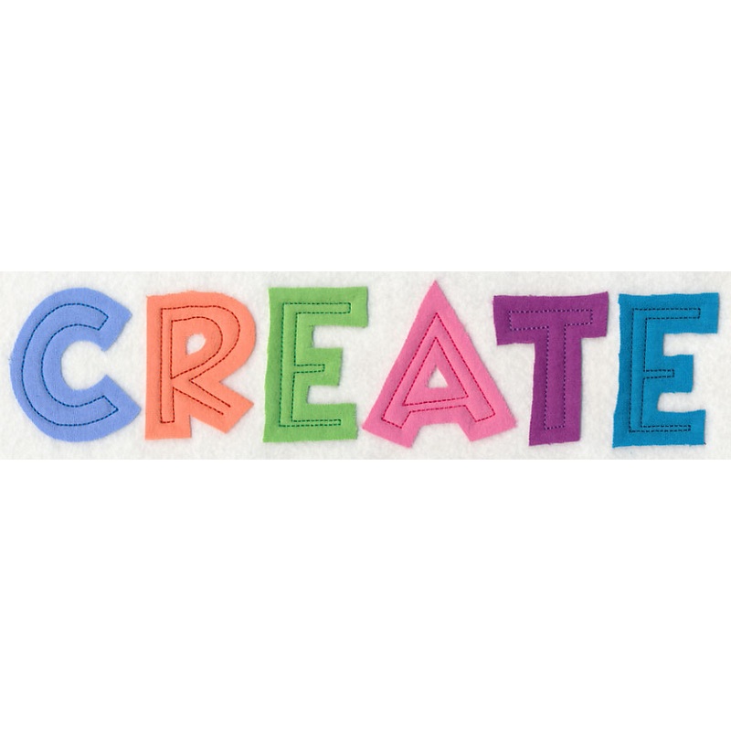 Create (Crafty Cut Applique)|2.76″ x 11.73″ / 70.15mm x 298.04mm|2.21″ x 9.39″ / 56.12mm x 238.43mm|1.83″ x 7.79″ / 46.57mm x 197.85mm|1.61″ x 6.84″ / 40.89mm x 173.71mm|All Sizes