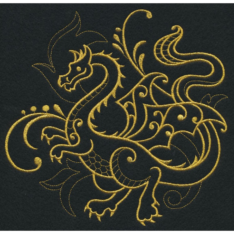 Dragon Filigree (Goldwork)|7.48″ x 7.81″ / 190.1mm x 198.36mm|6.85″ x 7.15″ / 173.99mm x 181.55mm|5.86″ x 6.11″ / 148.84mm x 155.31mm|4.86″ x 5.07″ / 123.43mm x 128.81mm|3.7″ x 3.86″ / 94.02mm x 98.1mm|All Sizes