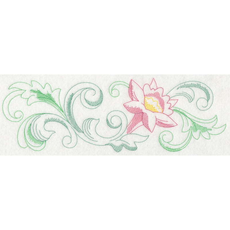 Flutter and Flourish Border (Vintage)