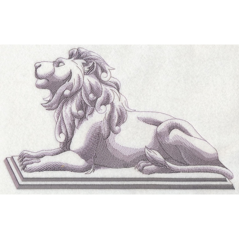 Stately Lion on Plinth|6.88″ x 11.16″ / 174.66mm x 283.34mm|5.78″ x 9.38″ / 146.81mm x 238.13mm|4.8″ x 7.79″ / 121.92mm x 197.79mm|4.23″ x 6.86″ / 107.34mm x 174.13mm|All Sizes