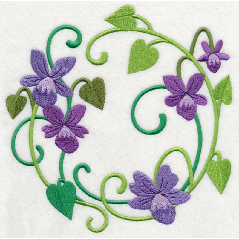 Violet Wreath|7.78″ x 7.81″ / 197.63mm x 198.29mm|6.9″ x 6.92″ / 175.27mm x 175.84mm|5.86″ x 5.88″ / 148.86mm x 149.34mm|4.86″ x 4.87″ / 123.47mm x 123.8mm|3.85″ x 3.86″ / 97.71mm x 97.97mm|All Sizes